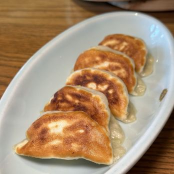 JA Jiaozi - Pan-fried Kurobuta Pork and Celery Jiaozi - Dim Sum Near Me - Irvine, California JA Jiaozi - Pan-fried Kurobuta Pork and Celery Jiaozi - Dim Sum Near Me - Irvine, California
