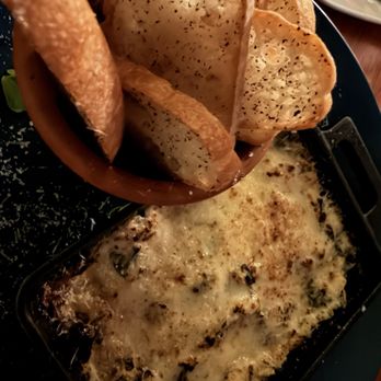 Petunia BYOB - Spinach and artichoke dip - Modern European Near Me - Middle Township, New Jersey Petunia BYOB - Spinach and artichoke dip - Modern European Near Me - Middle Township, New Jersey