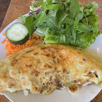 Pho Viet Vietnamese Cuisine - Seafood Crepe (Banh Xeo) - Vietnamese Near Me - Round Rock, Texas