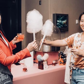 Sweet’n Cloud Co - two women holding cotton candy floss - Party Equipment Rentals Near Me Sweet’n Cloud Co - two women holding cotton candy floss - Party Equipment Rentals Near Me