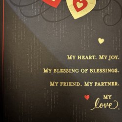 Dollar Tree - 2/14/25. Long line but nice selection. The most loving Valentine card, glittery bag, and chocolate heart box from my sweet H.