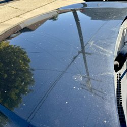 Los Altos Mobil - My car after the car wash.