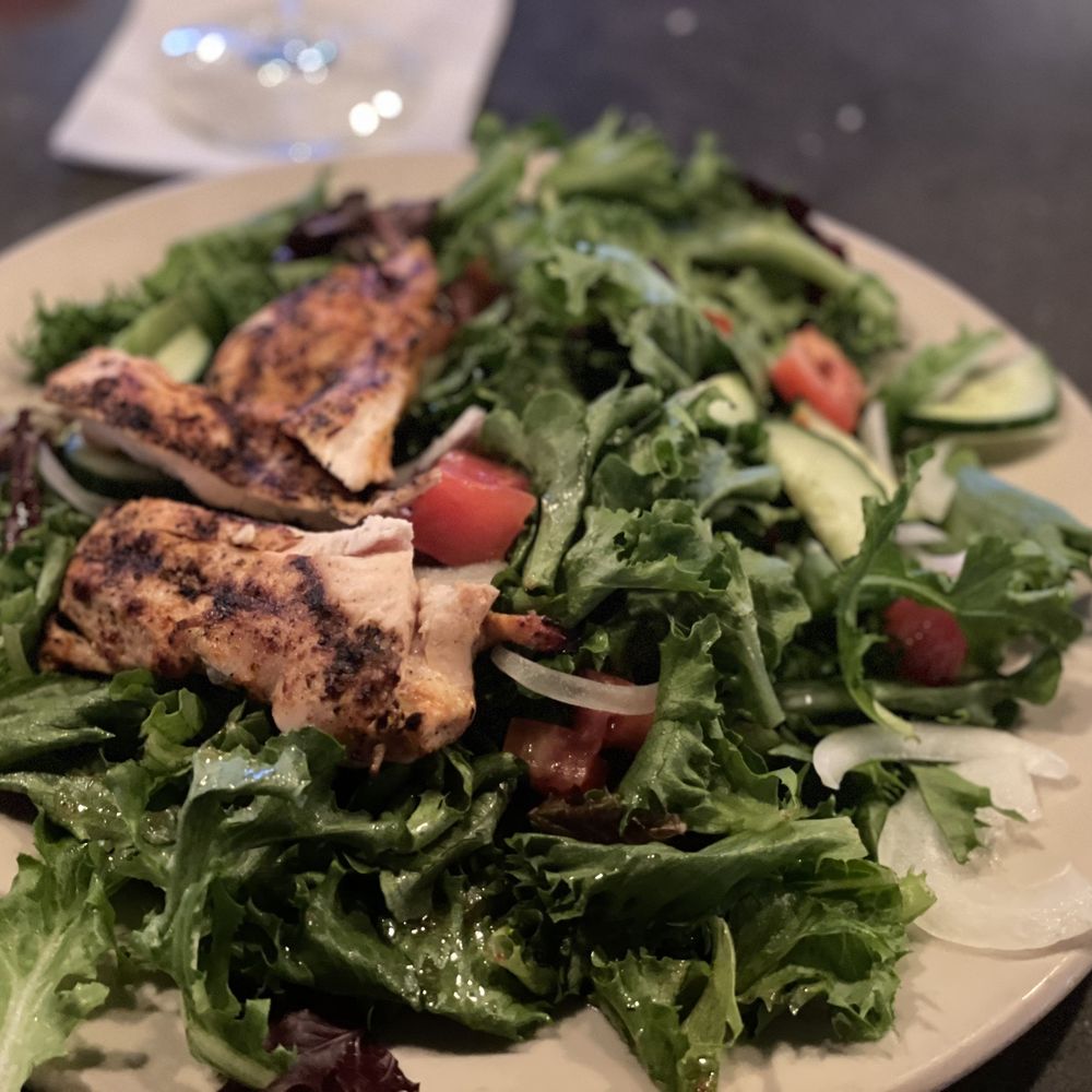 Merchant Tavern - Salad with grilled chicken. - Gastropubs Near Me - Akron, Ohio Merchant Tavern - Salad with grilled chicken. - Gastropubs Near Me - Akron, Ohio