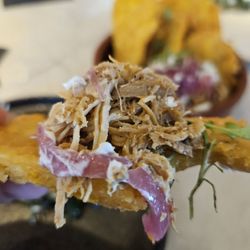 Chroma Modern Bar + Kitchen - Chicken tostones bite