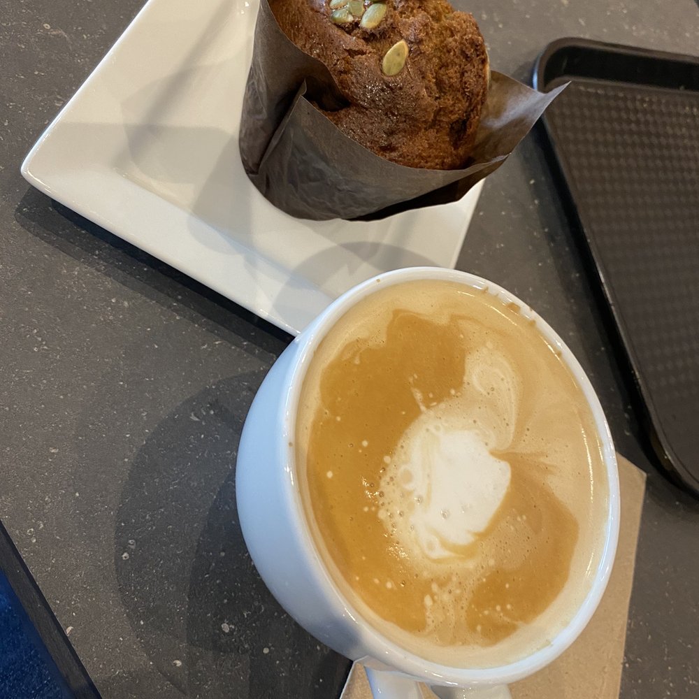 Cafe Depot - Latte and pumpkin muffin - Coffee & Tea Near Me - Ottawa, Ontario Cafe Depot - Latte and pumpkin muffin - Coffee & Tea Near Me - Ottawa, Ontario