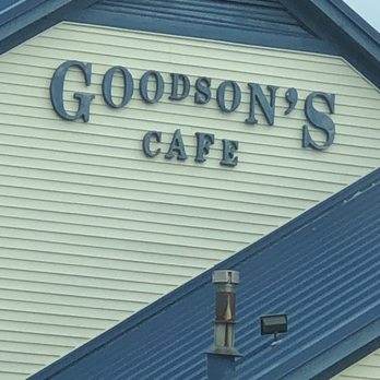 Goodson's Café - Outside signage - American Near Me - Tomball, Texas Goodson's Café - Outside signage - American Near Me - Tomball, Texas