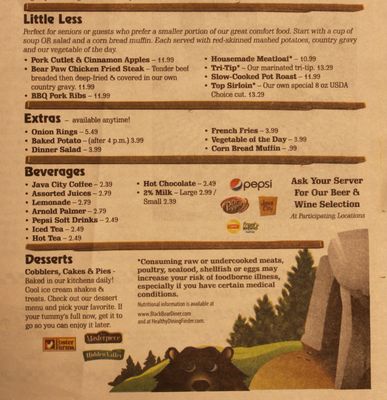 Black Bear Diner St George Menu: Ultimate Guide to Delicious Eats