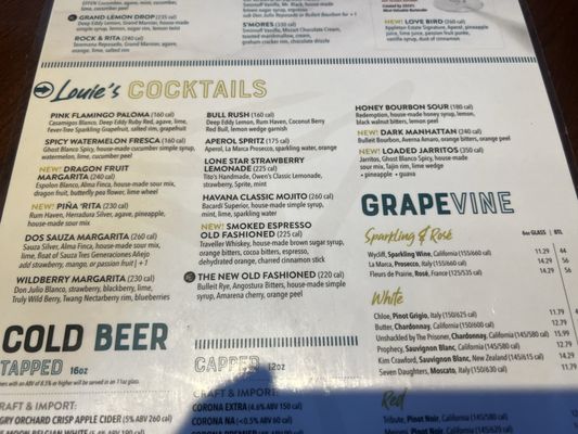 Menu photo 5 Bar Louie Tustin, CA Menu photo 5 Bar Louie Tustin, CA