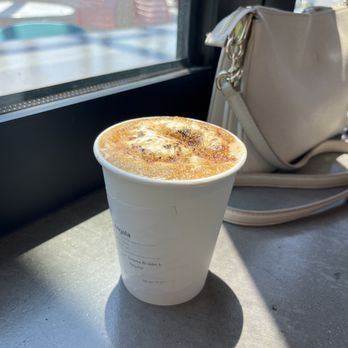 Mostra Coffee - Crème brûlée Latte - Coffee & Tea Near Me - San Diego, California