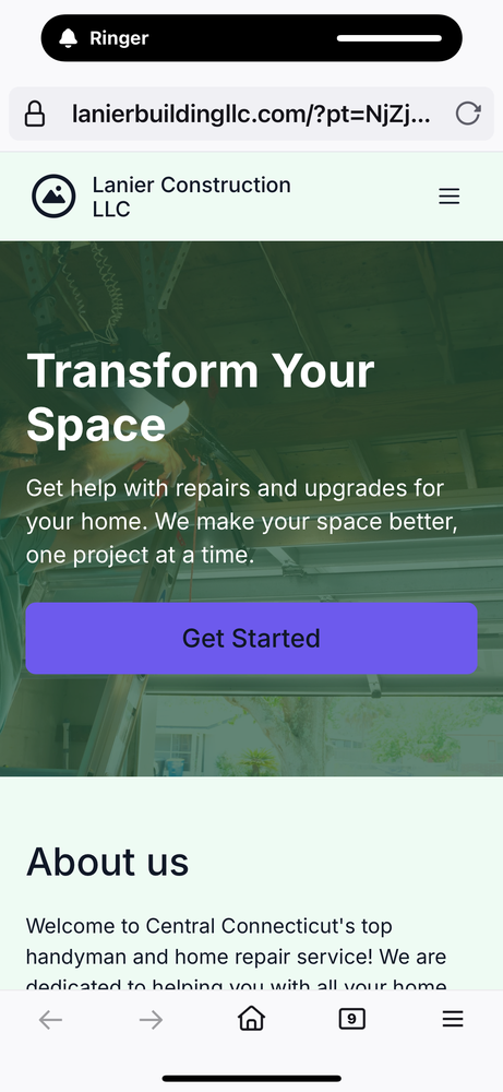 Slide of Lanier Construction