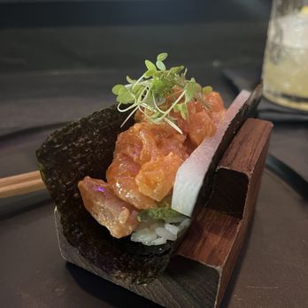 Norigami - Spicy Salmon - Japanese Near Me - Houston, Texas Norigami - Spicy Salmon - Japanese Near Me - Houston, Texas
