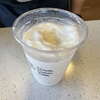 Habit Burger & Grill - Untouched cinnamon toast shake which was asked for no whipped cream. Husband said it just tasted like vanilla! - Burgers Near Me - Murrieta, California Habit Burger & Grill - Untouched cinnamon toast shake which was asked for no whipped cream. Husband said it just tasted like vanilla! - Burgers Near Me - Murrieta, California