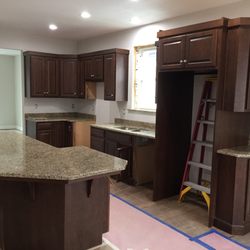Troy Granite - Kitchen right after install