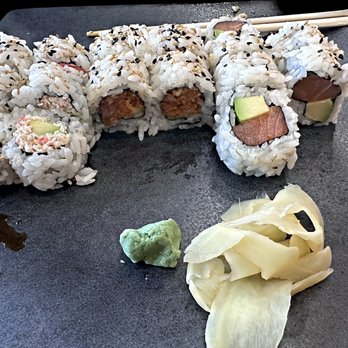 Steam Panda - California Roll, Spicy Salmon Roll and Salmon Avocado roll - Chinese Near Me - Wenatchee, Washington Steam Panda - California Roll, Spicy Salmon Roll and Salmon Avocado roll - Chinese Near Me - Wenatchee, Washington