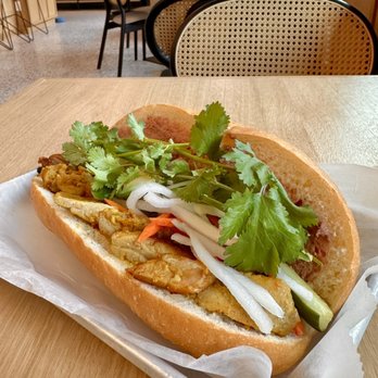 Saigon Tiger - Chicken banh mi sandwich - Vietnamese Near Me - Somerville, Massachusetts