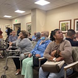 St Jude Heritage Medical Group - People waiting inside since they opened