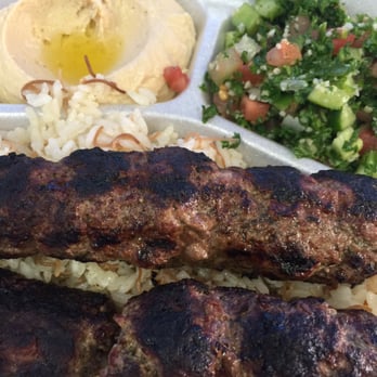 Zait Bistro - Kefta kabob plate - Mediterranean Near Me - Rancho Cucamonga, California Zait Bistro - Kefta kabob plate - Mediterranean Near Me - Rancho Cucamonga, California