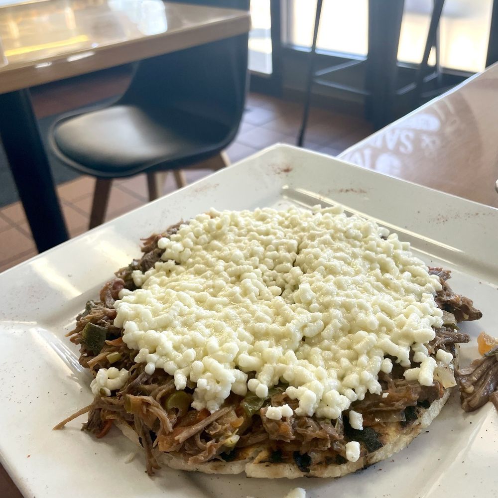 Aroma & Sabor - Arepa with beef and cheese - Bakeries Near Me - Palm Harbor, Florida