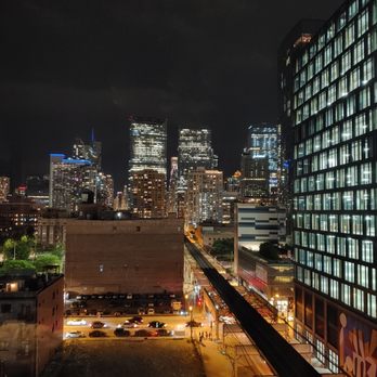 The Hoxton - The city view from 904 at night - Hotels Near Me - Chicago, Illinois The Hoxton - The city view from 904 at night - Hotels Near Me - Chicago, Illinois