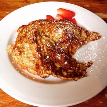 Haven Cafe & Bakery - Croissant French toast, came with real maple syrup. - Breakfast & Brunch Near Me - Lenox, Massachusetts Haven Cafe & Bakery - Croissant French toast, came with real maple syrup. - Breakfast & Brunch Near Me - Lenox, Massachusetts