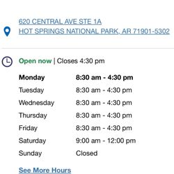 U S Government - Information about the downtown post office in Hot Springs, Arkansas