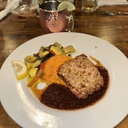Philly's Pecan Crusted Mahi