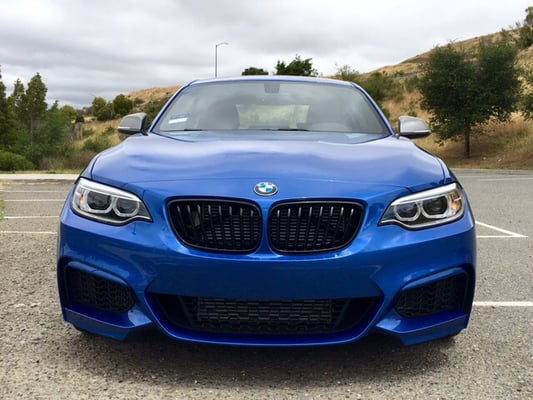 Photo of Omega Werks - Pleasanton, CA, US. Three months after Vincent applied clear bra and not a rock chip.