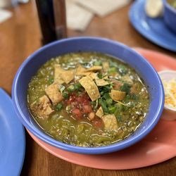 Bumble Bee's Baja Grill - Green chile stew