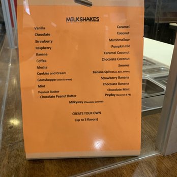 D P Dough - Milkshake menu - Italian Near Me - Ithaca, New York