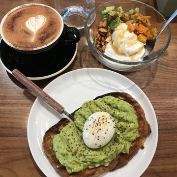 Mr West Cafe Bar Downtown - Seattle Fog, avocado toast, and autumn squash yogurt - Bars Near Me - Seattle, Washington Mr West Cafe Bar Downtown - Seattle Fog, avocado toast, and autumn squash yogurt - Bars Near Me - Seattle, Washington