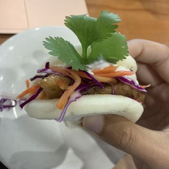 Tea Town MGM - Pork belly bao bun - Bubble Tea Near Me - Montgomery, Alabama