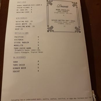 Pretty Ugly - Menu pg 3/3 - Cocktail Bars Near Me - Portland, Oregon Pretty Ugly - Menu pg 3/3 - Cocktail Bars Near Me - Portland, Oregon