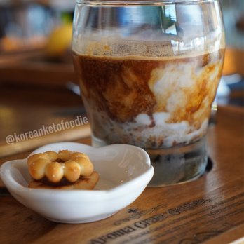 Aroma Craft Coffee - Iced Cappuccino w Almond Milk ig:korean_ketofoodie - Coffee Roasteries Near Me - Walnut, California