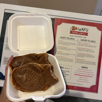 WAFU - Two sweet taiyaki - Nutella and matcha - Desserts Near Me - Orlando, Florida