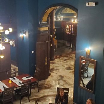 The Old Library Restaurant - View from our table on the mezzanine. - Cocktail Bars Near Me - Olean, New York