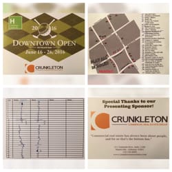 Downtown Huntsville - Bring your own putter or borrow one along w scorecard & balls at Sam & Greg's or Harrison Bros. #HSVputtputt 20160617