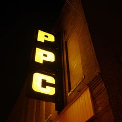 Sign at night
