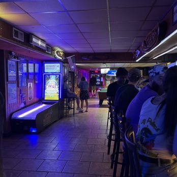 The Break - people playing a game of pinball - Bars Near Me - Gulf Breeze, Florida The Break - people playing a game of pinball - Bars Near Me - Gulf Breeze, Florida