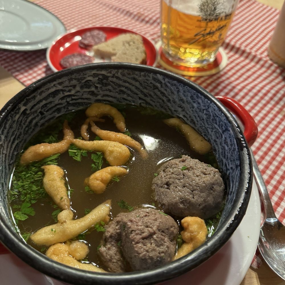 Waldgaststätte Schießhaus - Incredible beef broth soup. - Bavarian Near Me - Schweinfurt, BY Waldgaststätte Schießhaus - Incredible beef broth soup. - Bavarian Near Me - Schweinfurt, BY