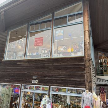 Gallery At Marina Square - The windows to the gallery from outside - Art Galleries Near Me - Morro Bay, California