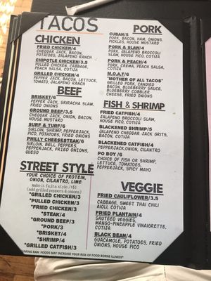 Menu photo 8 Downtown Cantina Weatherford, TX