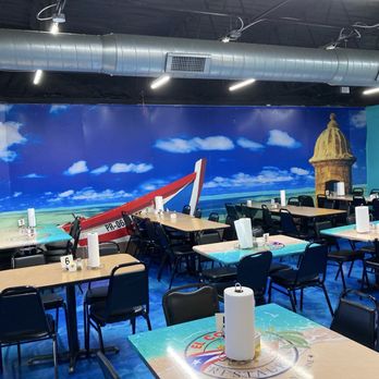 El Coqui Restaurant - Wall painting - Puerto Rican Near Me - San Antonio, Texas