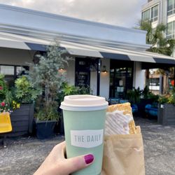 The Daily - Brown sugar latte & raspberry pop tart
