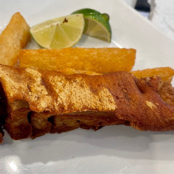 Mi Tierra Restaurant 2 - Side of Pork Rind(Chicharrón) with Yuca - Colombian Near Me - Charlotte, North Carolina Mi Tierra Restaurant 2 - Side of Pork Rind(Chicharrón) with Yuca - Colombian Near Me - Charlotte, North Carolina