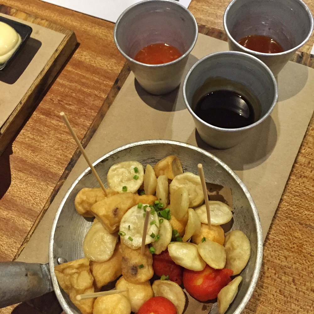 Street food platter.
