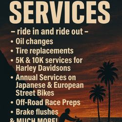 SC Motorcycle Co - Same day services available!