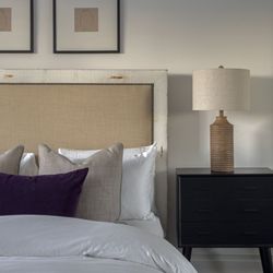 AIR Studio - Welcoming yet modern bedroom installation for one of our latest staging projects in Yorba Linda
