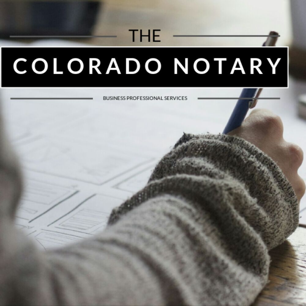THE COLORADO NOTARY 2836 Dublin Blvd, Colorado Springs, Colorado