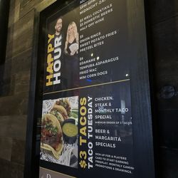 Specials Menu