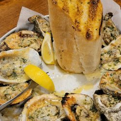 New Orleans Hamburger & Seafood - Charbroiled oysters
